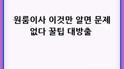 청주 원룸이사 성공 후기! 용달업체 찐리뷰 #쌍수리 #남일면 🚚💨